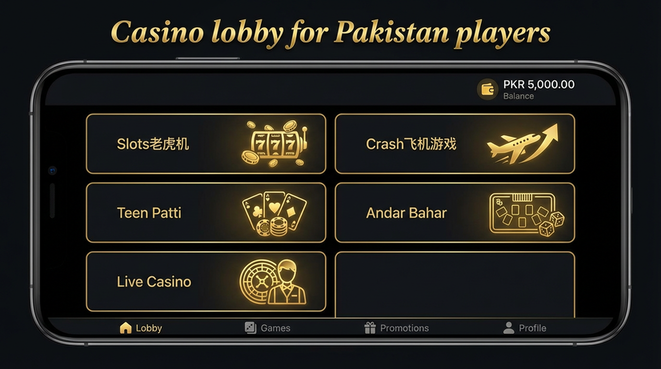 Lobby view of BG678 Game for Pakistan users - 4